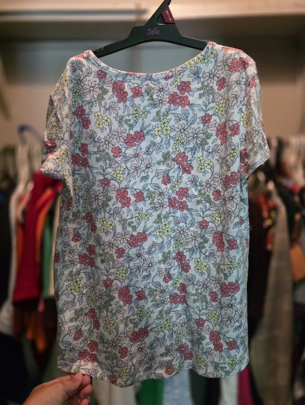 Gap Kids Girls Floral Short Sleeve T-Shirt